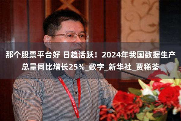 那个股票平台好 日趋活跃！2024年我国数据生产总量同比增长25%_数字_新华社_贾稀荃