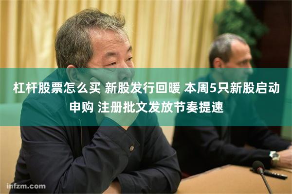 杠杆股票怎么买 新股发行回暖 本周5只新股启动申购 注册批文发放节奏提速
